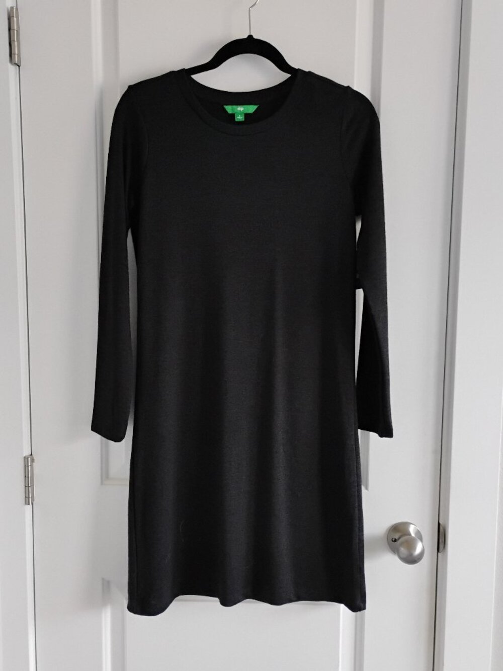 Dip Long Sleeve Black Knit Dress Size S